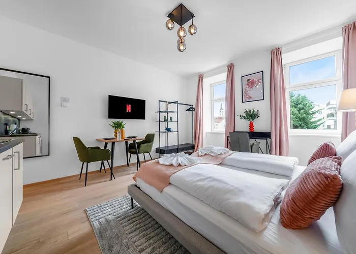 Daire Premium Apartments, 10min To The Center, Kitchen, No Elevator Viyana