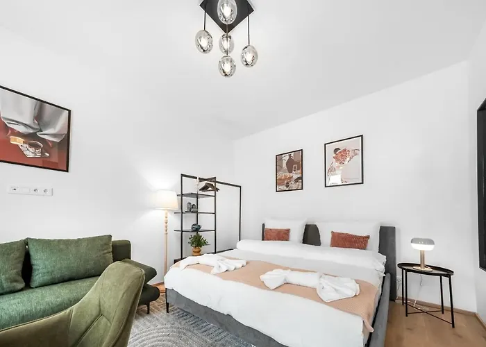 Daire Premium Apartments, 10min To The Center, Kitchen, No Elevator Viyana